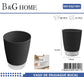 Θήκες οδοντόβουρτσας πλαστικές σε σετ 5Χ – Black – 21801
