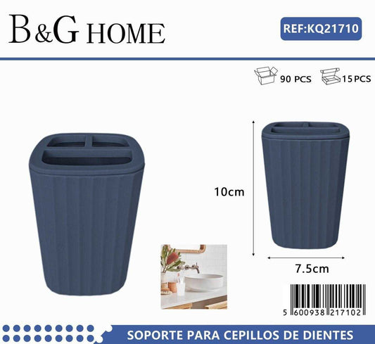 Θήκες οδοντόβουρτσας πλαστικές σε σετ 5Χ – Blue – 21710