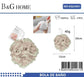 Σφουγγάρια μπάνιου δίχτυ σε σετ 5Χ – Beige – 24961