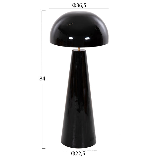 ΦΩΤΙΣΤΙΚΟ ΔΑΠΕΔΟΥ SMUSH HM4257.04 ΜΕΤΑΛΛΟ ΜΑΥΡΟ-ΡΥΘΜΙΖΟΜΕΝΟ ΚΑΠΕΛΟ Φ36,5x84Υεκ