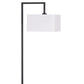 ΦΩΤΙΣΤΙΚΟ ΔΑΠΕΔΟΥ BRANS HM7532.11 ΜΕΤΑΛΛΟ ΜΑΥΡΟ--PVC ΛΕΥΚΟ ΚΑΠΕΛΟ 25x33x170Υεκ.