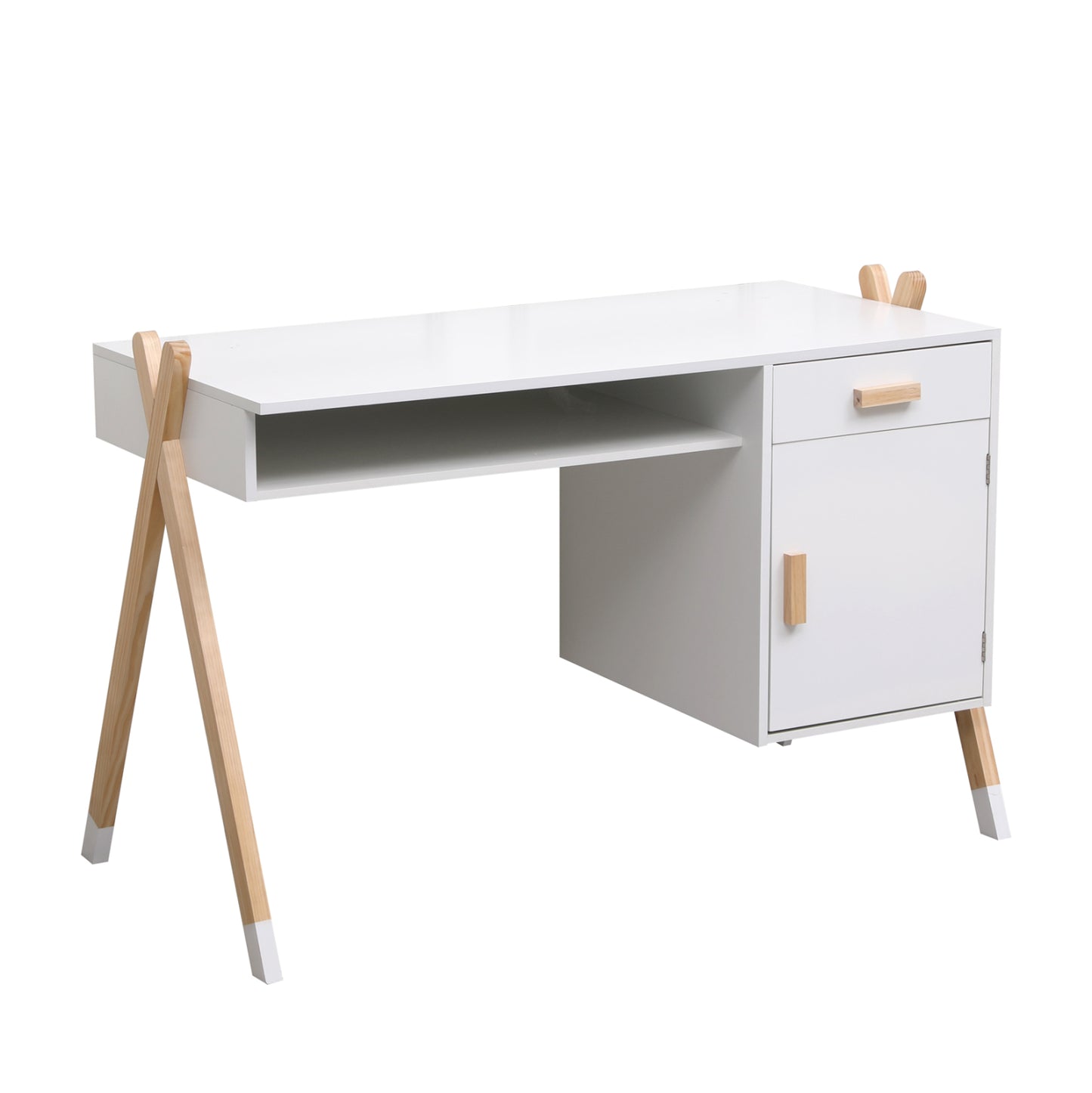 ΓΡΑΦΕΙΟ ΠΑΙΔΙΚΟ PASCHAL HM2496.03 ΜΕΛΑΜΙΝΗ-ΞΥΛΟ ΠΕΥΚΟΥ 120x55x75Υεκ