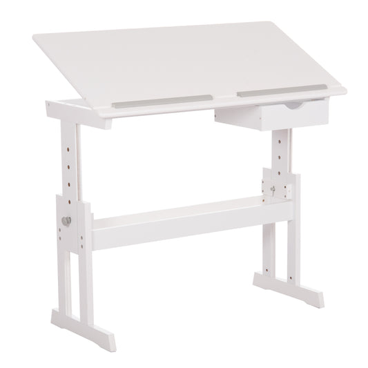 ΓΡΑΦΕΙΟ/ΣΧΕΔΙΑΣΤΗΡΙΟ ΠΑΙΔΙΚΟ ASCENT HM18289 MDF ΣΕ ΛΕΥΚΟ 109x55x87,5Υεκ