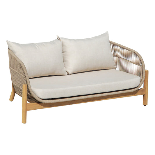 ΚΑΝΑΠΕΣ 2ΘΕΣΙΟΣ ΕΞ.ΧΩΡΟΥ SANJI HM6220 ΞΥΛΟ ΑΚΑΚΙΑΣ-ΑΛΟΥΜΙΝΙΟ-ΣΧΟΙΝΙ 163x77x70Υεκ.