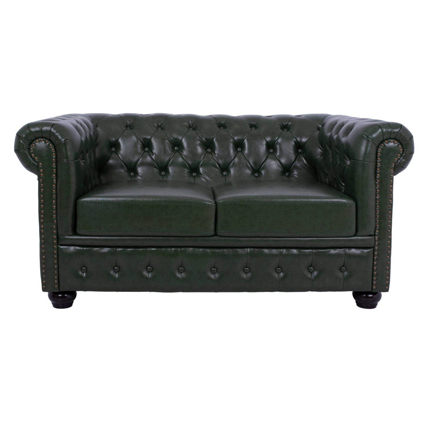 ΚΑΝΑΠΕΣ 2ΘΕΣΙΟΣ T.CHESTERFIELD HM3010.08 ΤΕΧΝΟΔΕΡΜΑ ΚΥΠΑΡΙΣΣΙ 150x90x72 εκ.