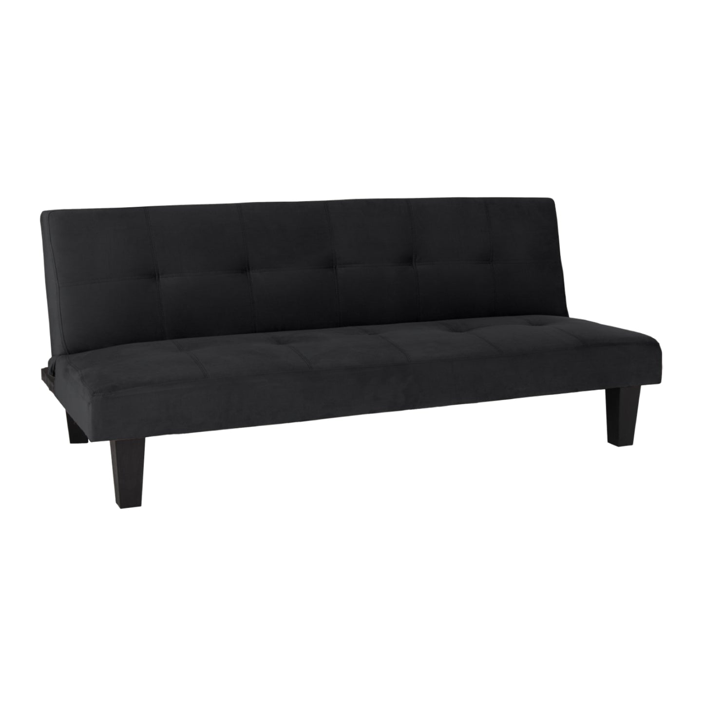 ΚΑΝΑΠΕΣ ΚΡΕΒΑΤΙ ODESSA HM3000.14 ΜΑΥΡΟ ΒΕΛΟΥΔΟ 180x83x75Y εκ.