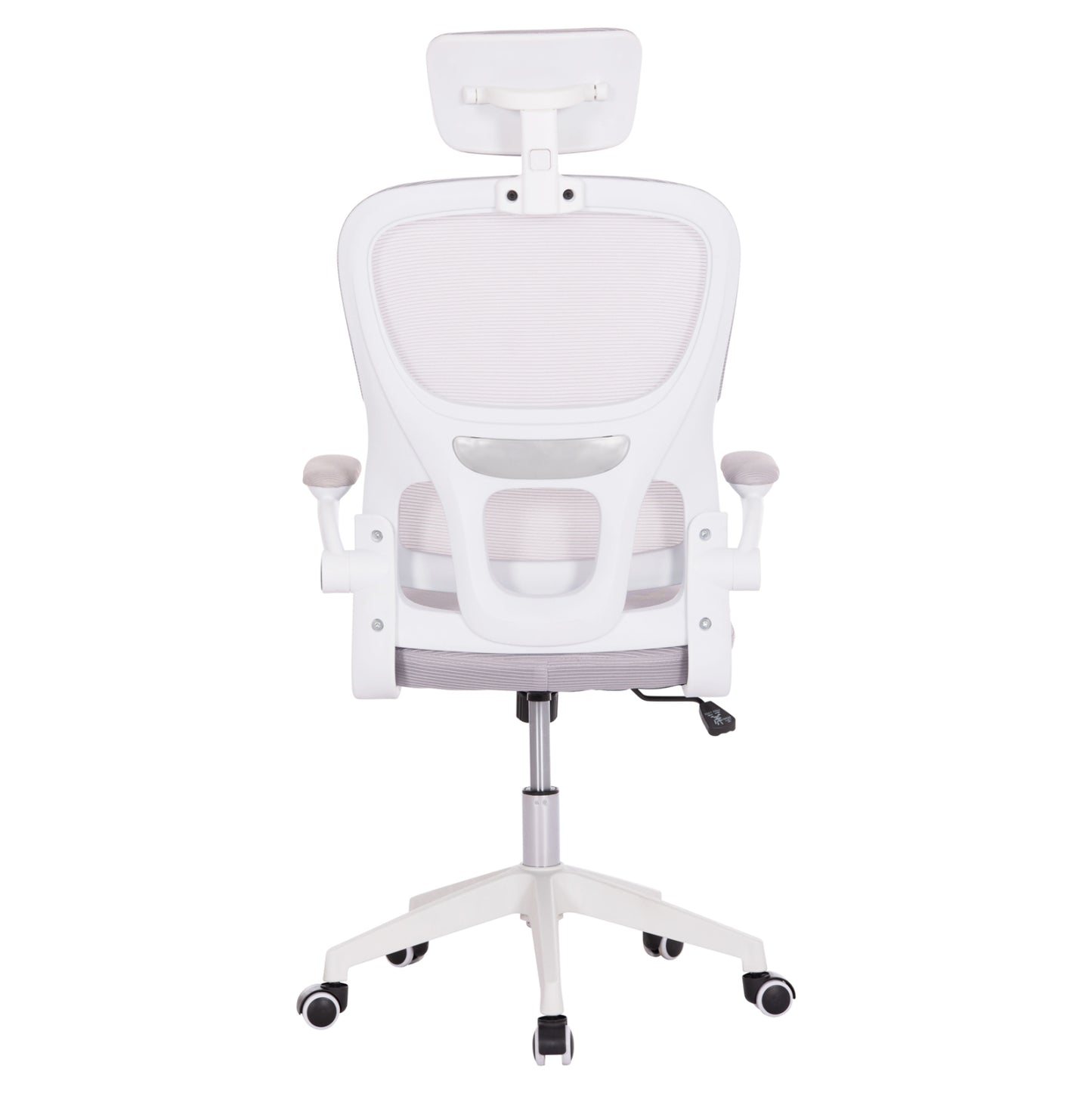 ΚΑΡΕΚΛΑ ΓΡΑΦΕΙΟΥ BASTON HM18236.03 ΓΚΡΙ MESH & ΛΕΥΚΟΣ PP ΣΚΕΛΕΤΟΣ 64x60x127Υεκ.