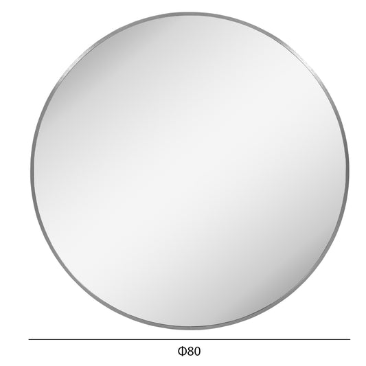 ΚΑΘΡΕΠΤΗΣ ΤΟΙΧΟΥ ΣΕΙΡΑ ARCHER HM4498.40 ΠΛΑΙΣΙΟ ΣΤΡΟΓΓΥΛΟ ΑΛΟΥΜΙΝΙΟΥ ΑΣΗΜΙ Φ80εκ