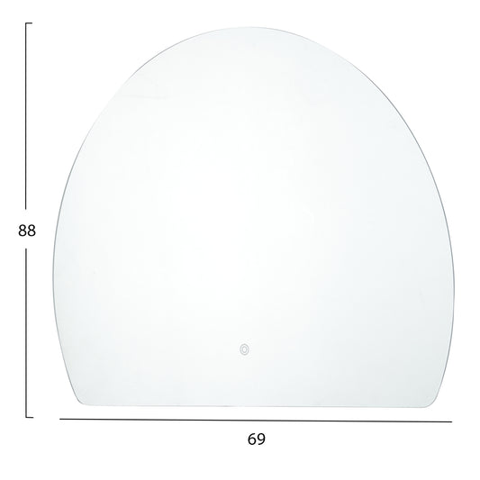 ΚΑΘΡΕΠΤΗΣ TOIXOY ΣΕΙΡΑ TORCH HM4491 ΧΩΡΙΣ ΠΛΑΙΣΙΟ-LED ΟΠΙΣΘΙΟΣ ΦΩΤΙΣΜΟΣ 89x69Υεκ.