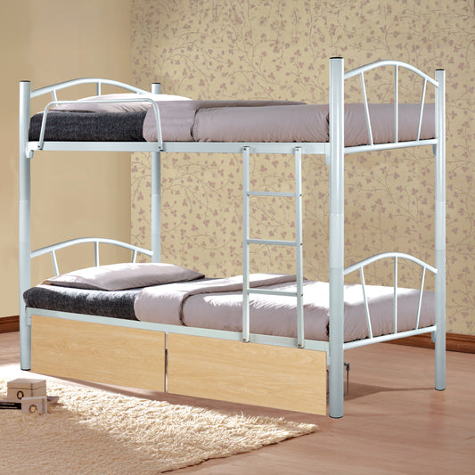 ΚΟΥΚΕΤΑ FLOOR HM21123.01 ΜΕΤΑΛΛΙΚΗ ΛΕΥΚΗ--ΕΠΙΔΑΠΕΔΙΑ ΣΥΡΤΑΡΙΑ SONAMA 200x91,5x177,5Yεκ