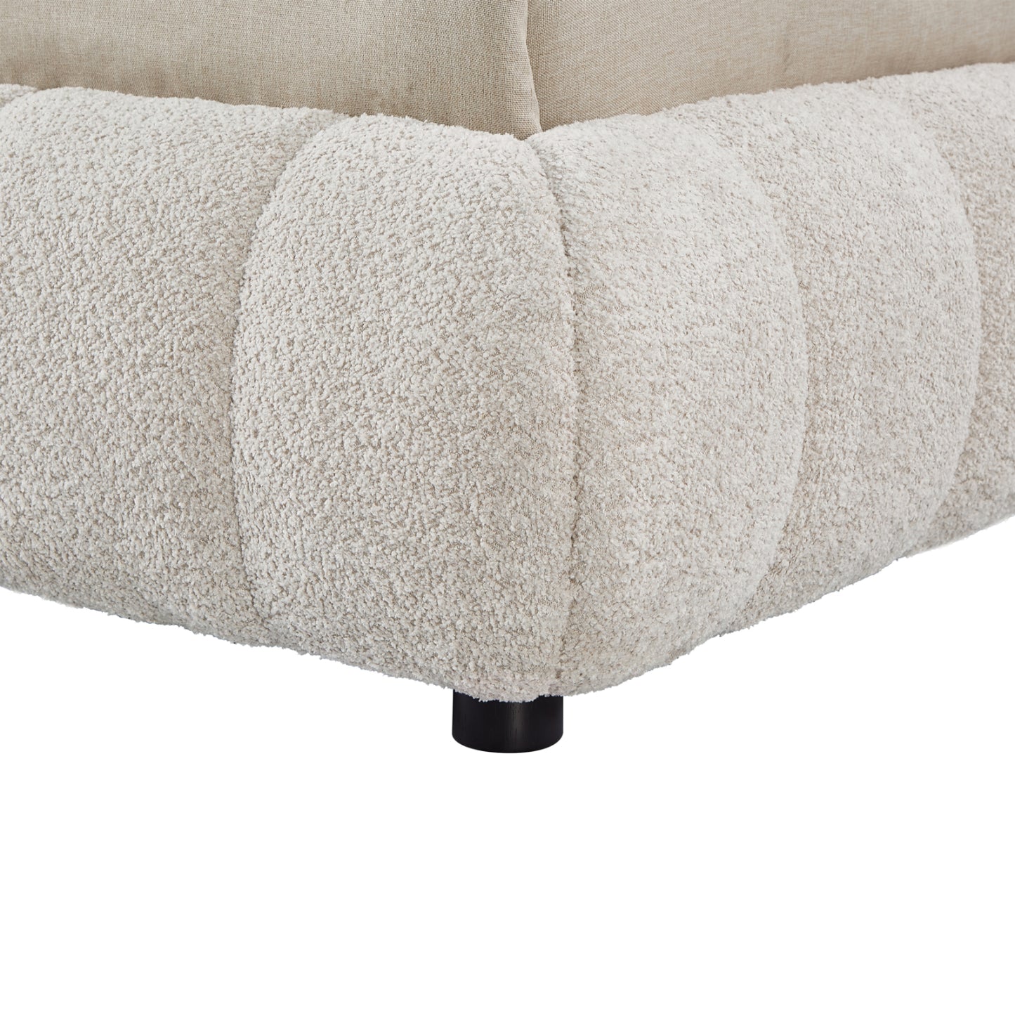 ΚΡΕΒΑΤΙ ΔΙΠΛΟ ΜΕ ΑΠΟΘ.ΧΩΡΟ BUBBLE HM730.03 ΜΠΕΖ ΜΠΟΥΚΛΕ ΥΦΑΣΜΑ--ΣΤΡΩΜΑ 160x200εκ