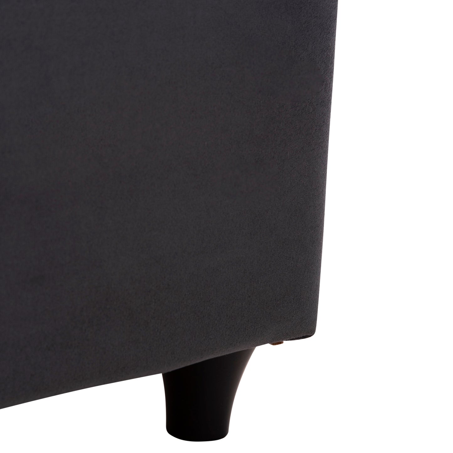 ΚΡΕΒΑΤΙ ΔΙΠΛΟ ΜΕ ΣΤΡΩΜΑ & ΑΠΟΘ.ΧΩΡΟ IRIDA HM21166 ΓΚΡΙ ΒΕΛΟΥΔΟ--ΓΙΑ 160x200εκ