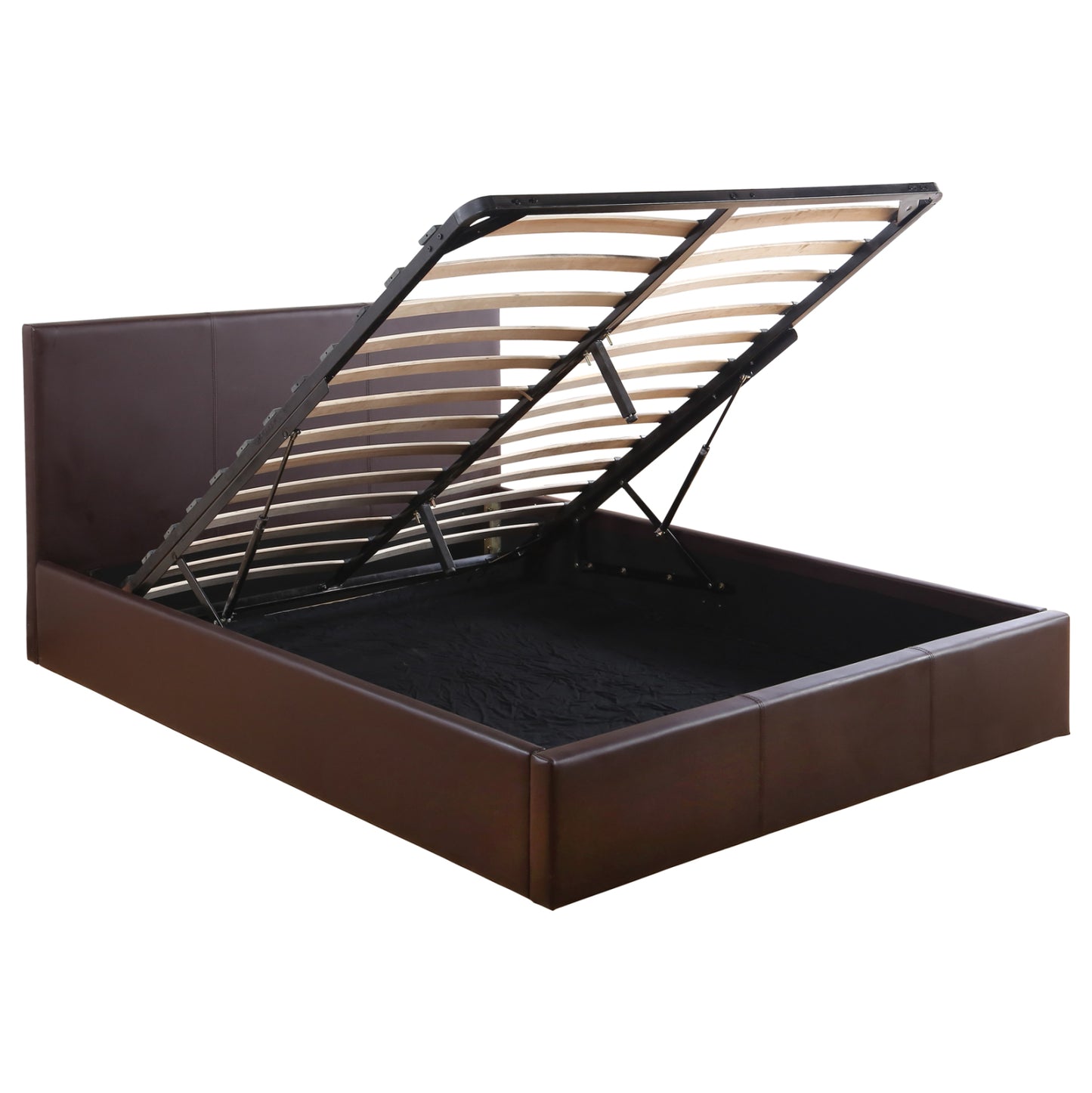 ΚΡΕΒΑΤΙ ΔΙΠΛΟ & ΣΤΡΩΜΑ BOBBI HM21271.02 ΚΑΦΕ PU ΜΕ ΑΠΟΘ.ΧΩΡΟ--ΓΙΑ 150x200εκ