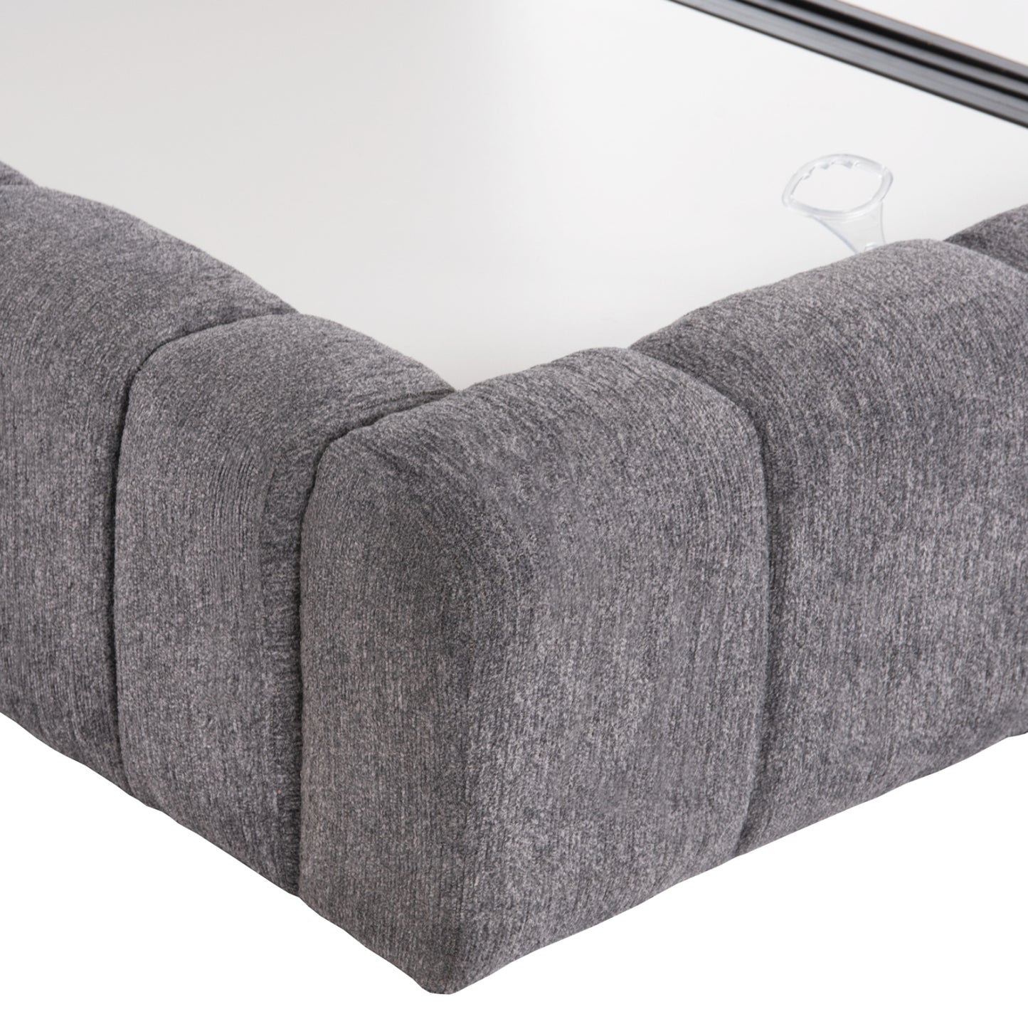 ΚΡΕΒΑΤΙ RAMON ΜΕ ΑΠΟΘΗΚΕΥΤΙΚΟ ΧΩΡΟ HM720.22 ΥΦΑΣΜΑ ΜΠΟΥΚΛΕ ΓΚΡΙ-ΣΤΡΩΜΑ 160x200εκ