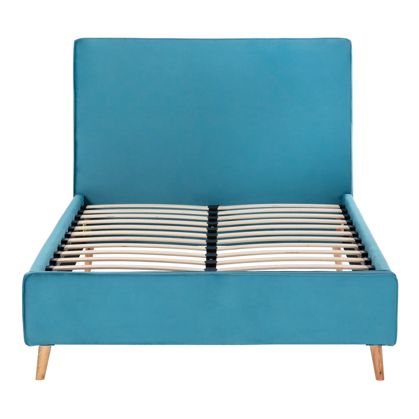 ΚΡΕΒΑΤΙ ΜΕ ΣΤΡΩΜΑ MAYLIN HM21281.02 ΤΙΡΚΟΥΑΖ ΒΕΛΟΥΔΟ--ΓΙΑ 120x200εκ