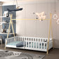 ΚΡΕΒΑΤΙ ΠΑΙΔΙΚΟ ΜΕ ΚΑΓΚΕΛΑ MUNK HM739.03 τ.MONTESSORI ΠΕΥΚΟ ΦΥΣΙΚΟ-ΛΕΥΚΟ--190x90εκ