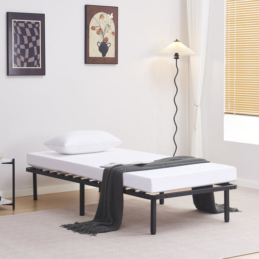 ΚΡΕΒΑΤΙ-ΥΠΟΣΤΡΩΜΑ MARKY HM693.01 ΜΕΤΑΛΛΙΚΟ ΜΑΥΡΟ ΓΙΑ ΣΤΡΩΜΑ 190x90εκ