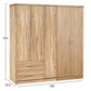 ΝΤΟΥΛΑΠΑ 5ΦΥΛΛΗ CAESAR HM21234.02 ΜΕΛΑΜΙΝΗ ΧΡΩΜΑ SONAMA 150x42.5x181Υεκ
