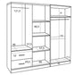 ΝΤΟΥΛΑΠΑ 6ΦΥΛΛΗ BLAKELY HM21235.02 ΜΕΛΑΜΙΝΗ ΧΡΩΜΑ SONAMA 201x43x181Υεκ