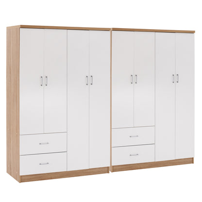 ΝΤΟΥΛΑΠΑ 8ΦΥΛΛΗ BRIANA HM21237.02 ΜΕΛΑΜΙΝΗ SONAMA & ΛΕΥΚΟ 241x42,5Χ180,5Υεκ.