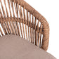 ΠΟΛΥΘΡΟΝΑ ΑΛΟΥΜΙΝΙΟΥ ORIN HM6265.02 ΛΕΥΚΗ-P.E.RATTAN ΦΥΣΙΚΟ-ΜΠΕΖ ΜΑΞΙΛΑΡΙΑ 58x61x75Υ