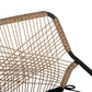ΠΟΛΥΘΡΟΝΑ ΑΛΟΥΜΙΝΙΟΥ TROTTER HM5865.11 ΣΚΟΥΡΟΣ ΓΚΡΙ ΣΚΕΛΕΤΟΣ ΜΕ WICKER ΜΠΕΖ & ΜΑΥΡΟ ΜΑΞΙΛΑΡΙ