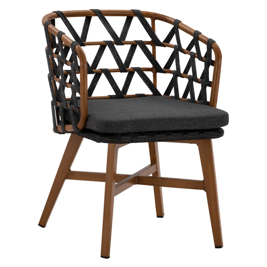 ΠΟΛΥΘΡΟΝΑ ΑΛΟΥΜΙΝΙΟΥ RICKO HM5782.11 ΚΑΦΕ ΣΚΕΛΕΤΟΣ-ΓΚΡΙ ΚΟΡΔΟΝΙ 57x61x79Υ εκ.