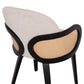 ΠΟΛΥΘΡΟΝΑ ΤΡΑΠΕΖΑΡΙΑΣ BECKER HM18246.02 PLYWOOD ΜΑΥΡΟ--ΕΚΡΟΥ ΥΦΑΣΜΑ 54x62x79Υεκ.