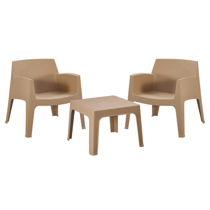 ΣΕΤ LOUNGE 3ΤΜΧ SLEEK HM21274.03 ΚΑΠΟΥΤΣΙΝΟ ΠΟΛΥΠΡΟΠΥΛΕΝΙΟ
