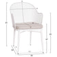 ΣΕΤ LOUNGE 3TMX ΕΞ.ΧΩΡΟΥ OREGO HM21106.02 ΑΛΟΥΜΙΝΙΟ ΣΕ ΛΕΥΚΟ