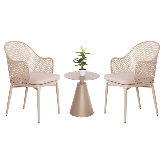 ΣΕΤ LOUNGE 3TMX ΕΞ.ΧΩΡΟΥ OREGO HM21106.03 ΑΛΟΥΜΙΝΙΟ ΣΕ ΚΑΠΟΥΤΣΙΝΟ