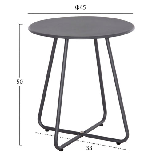 ΣΕΤ LOUNGE 3TMX ΕΞ.ΧΩΡΟΥ PONY HM21193 ΜΕΤΑΛΛΟ ΣΕ ΓΚΡΙ--ΣΥΝΘ.RATTAN ΣΕ ΛΕΥΚΟ-ΜΑΥΡΟ