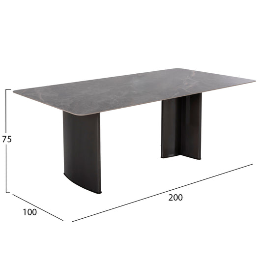 ΣΕΤ ΤΡΑΠΕΖΑΡΙΑ ΕΣΩΤΕΡΙΚΟΥ ΧΩΡΟΥ 7ΤΜΧ HM11960 ΤΡΑΠΕΖΙ HEFF & 6 ΠΟΛΥΘΡΟΝΕΣ HELM