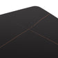 ΣΕΤ ΤΡΑΠΕΖΑΡΙΑΣ 5ΤΜΧ RAVEN HM21072.02 ΚΕΡΑΜΙΚΟ TOP ΜΑΥΡΟ ΜΑΡΜΑΡΟ & 4 ΚΑΡΕΚΛΕΣ