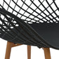 ΣΕΤ ΤΡΑΠΕΖΑΡΙΑΣ 5ΤΜΧ ARIADNE HM21174 MDF TOP & ΠΟΛΥΠΡΟΠΥΛΕΝΙΟ ΣΕ ΜΑΥΡΟ