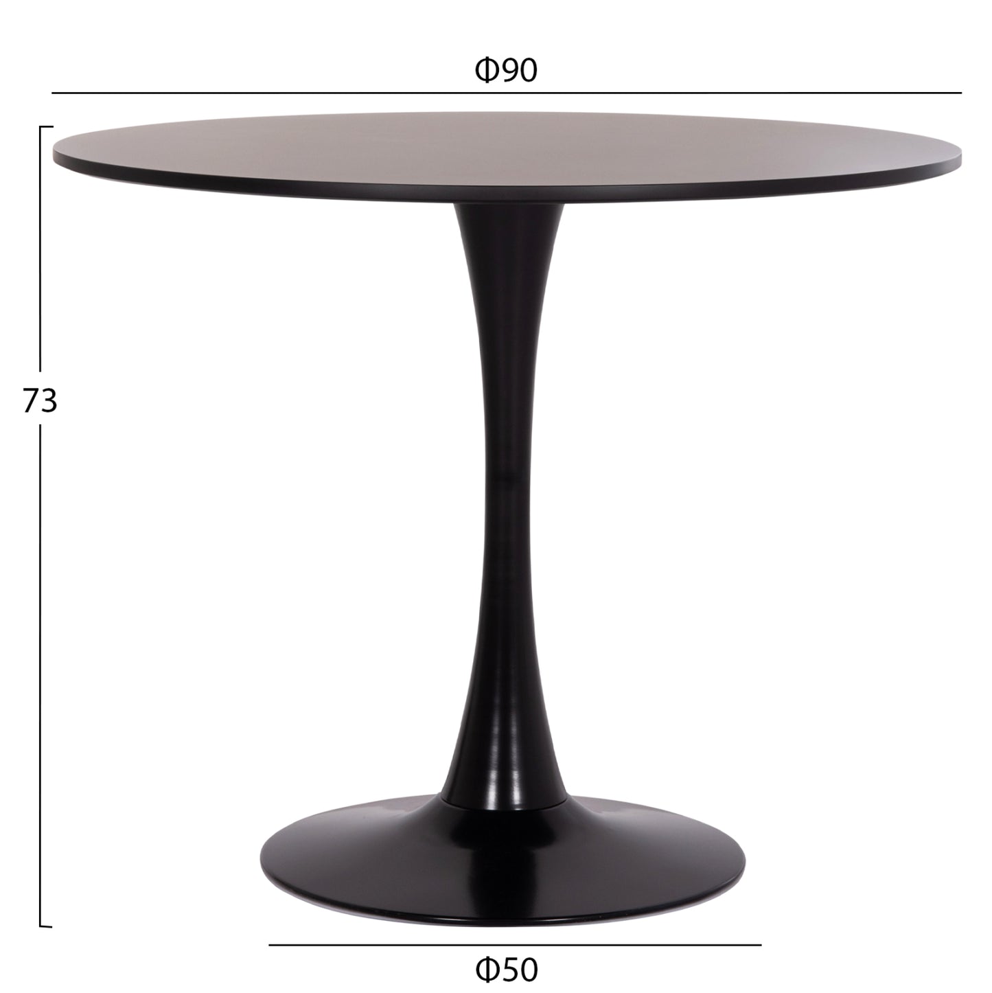 ΣΕΤ ΤΡΑΠΕΖΑΡΙΑΣ 5ΤΜΧ BROLIN HM21191 MDF TOP-ΜΕΤΑΛΛΙΚΑ ΠΟΔΙΑ-ΒΕΛΟΥΔΟ--ΜΑΥΡΟ