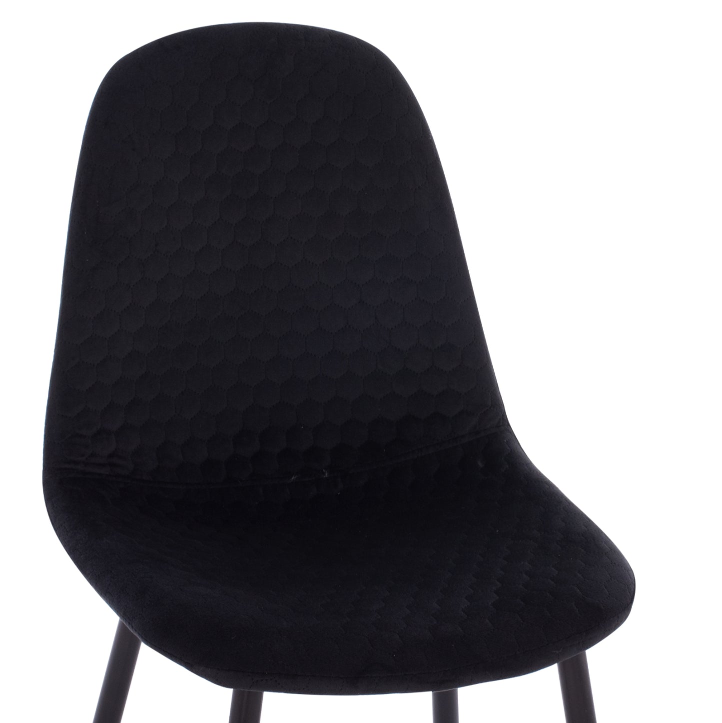 ΣΕΤ ΤΡΑΠΕΖΑΡΙΑΣ 5ΤΜΧ BROLIN HM21191 MDF TOP-ΜΕΤΑΛΛΙΚΑ ΠΟΔΙΑ-ΒΕΛΟΥΔΟ--ΜΑΥΡΟ