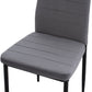 ΣΕΤ ΤΡΑΠΕΖΑΡΙΑΣ 5ΤΜΧ LADY HM21199.01 ΓΥΑΛΙ--ΜΕΤΑΛΛΟ ΣΕ ΜΑΥΡΟ & ΒΕΛΟΥΔΟ ΓΚΡΙ