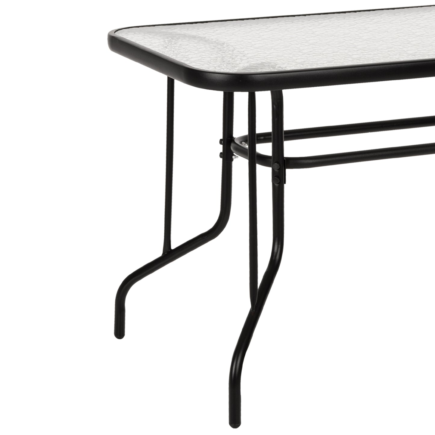 ΣΕΤ ΤΡΑΠΕΖΑΡΙΑΣ 5ΤΜΧ ADAM HM21220 ΚΑΡΕΚΛΕΣ ΜΕΤΑΛΛΙΚΕΣ & ΤΡΑΠΕΖΙ 110x60 ΜΑΥΡΟ