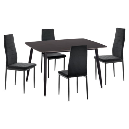 ΣΕΤ ΤΡΑΠΕΖΑΡΙΑΣ 5ΤΜΧ RAVEN HM21224.02 ΚΕΡΑΜΙΚΟ TOP ΜΑΥΡΟ ΜΑΡΜΑΡΟ--ΒΕΛΟΥΔΟ ΜΑΥΡΟ