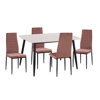 ΣΕΤ ΤΡΑΠΕΖΑΡΙΑΣ 5ΤΜΧ RAVEN HM21264.01 ΚΕΡΑΜΙΚΟ TOP ΛΕΥΚΟ ΜΑΡΜΑΡΟ--ΒΕΛΟΥΔΟ ΣΑΠΙΟ ΜΗΛΟ