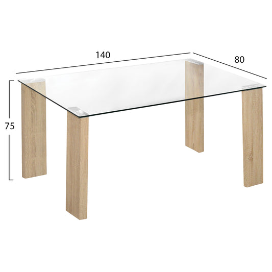ΣΕΤ ΤΡΑΠΕΖΑΡΙΑΣ 5ΤΜΧ MORGAN HM21269.01 ΤΡΑΠΕΖΙ & 4 ΚΑΡΕΚΛΕΣ - ΚΑΠΟΥΤΣΙΝΟ