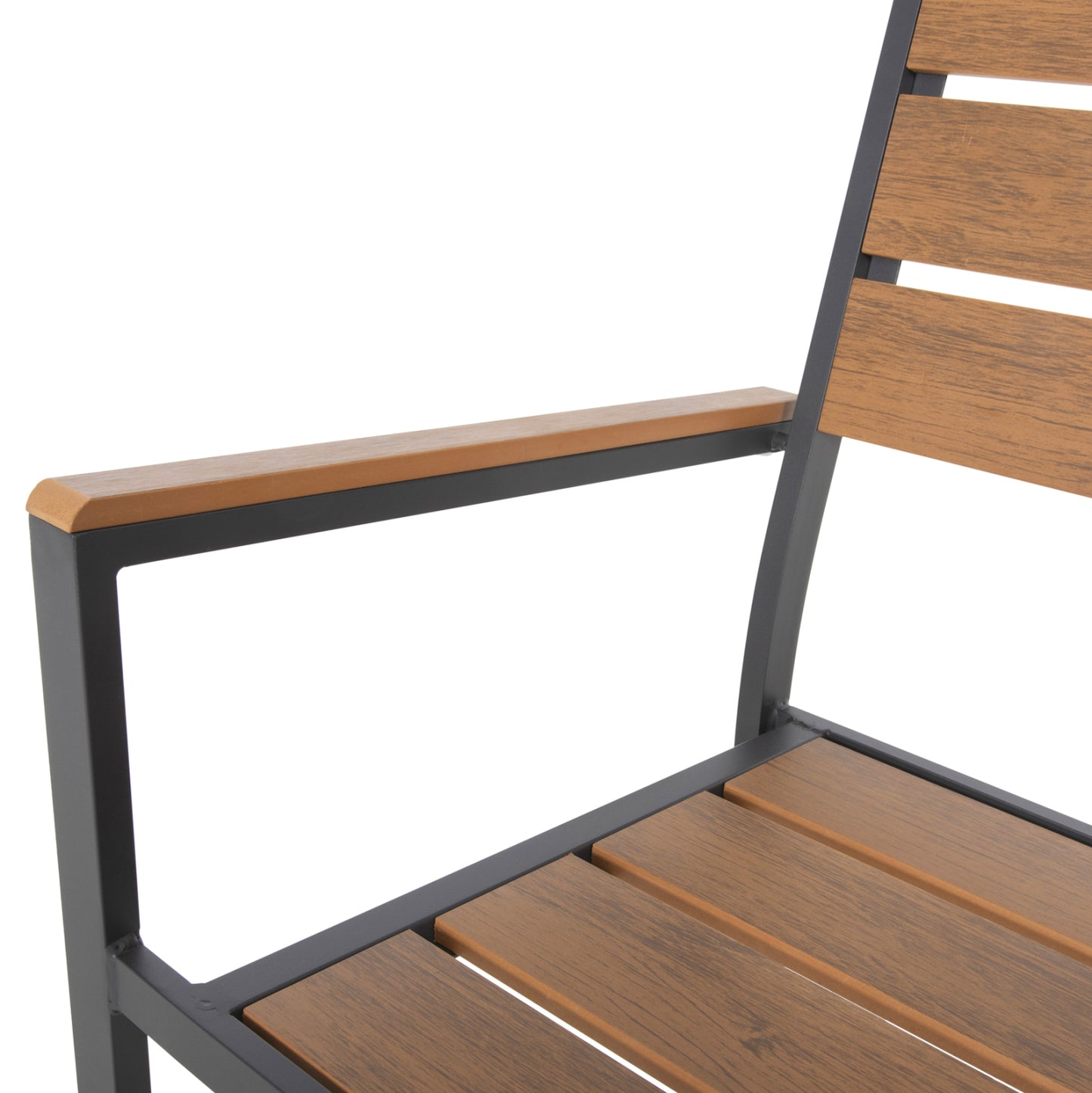 ΣΕΤ ΤΡΑΠΕΖΑΡΙΑΣ TABER HM21197 ΤΡΑΠΕΖΙ & 4 ΠΟΛΥΘΡΟΝΕΣ-ΑΛΟΥΜΙΝΙΟ & POLYWOOD-ΑΝΘΡΑΚΙ