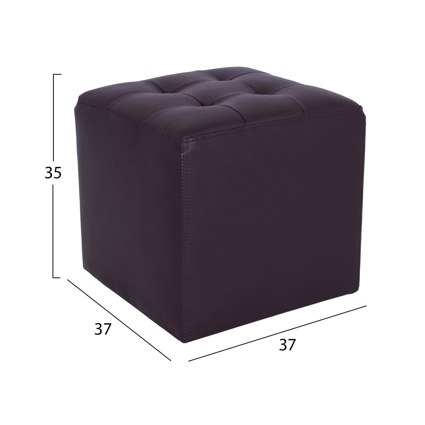 ΣΚΑΜΠΩ ΜΕ PU ΚΑΦΕ PUNK HM264.03 37x37x35εκ