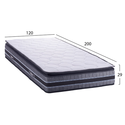 ΣΤΡΩΜΑ DREAMTOPIA FRANKLIN HM657.120 BONNELL SPRING ΜΕ ΑΝΩΣΤΡΩΜΑ 120x200x29Y εκ.
