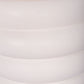 ΤΡΑΠΕΖΙ ΒΟΗΘΗΤΙΚΟ PUFFAT HM18172.02 FIBER CEMENT ΛΕΥΚΟ- ΞΥΛΟ TEAK TOP Φ45x46Υεκ.