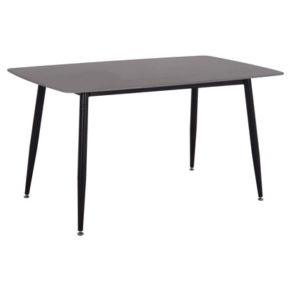 ΤΡΑΠΕΖΙ RAVEN HM18149.02 ΚΕΡΑΜΙΚΟ TOP ΑΝΘΡΑΚΙ ΜΑΡΜΑΡΟ-ΜΑΥΡΟ ΜΕΤΑΛΛΟ 140x80x74Υεκ.