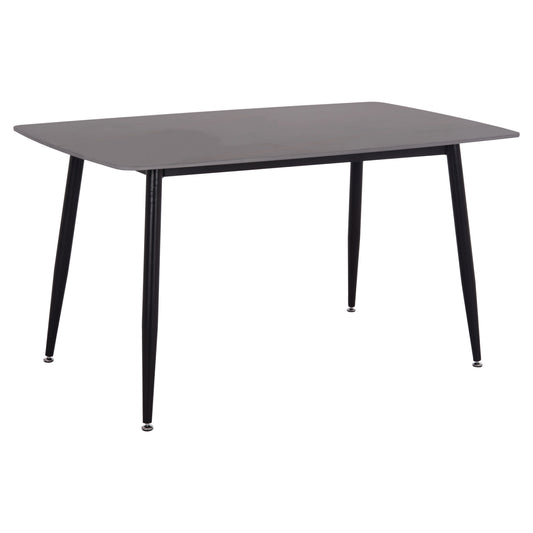 ΤΡΑΠΕΖΙ RAVEN HM18149.02 ΚΕΡΑΜΙΚΟ TOP ΑΝΘΡΑΚΙ ΜΑΡΜΑΡΟ-ΜΑΥΡΟ ΜΕΤΑΛΛΟ 140x80x74Υεκ.