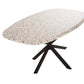 ΤΡΑΠΕΖΙ ΟΒΑΛ RODDEN HM11903.03 ΜΕ WERZALIT TERRAZZO-ΜΑΥΡΗ ΧΙΑΣΤΙ ΒΑΣΗ 146x94x75Υεκ
