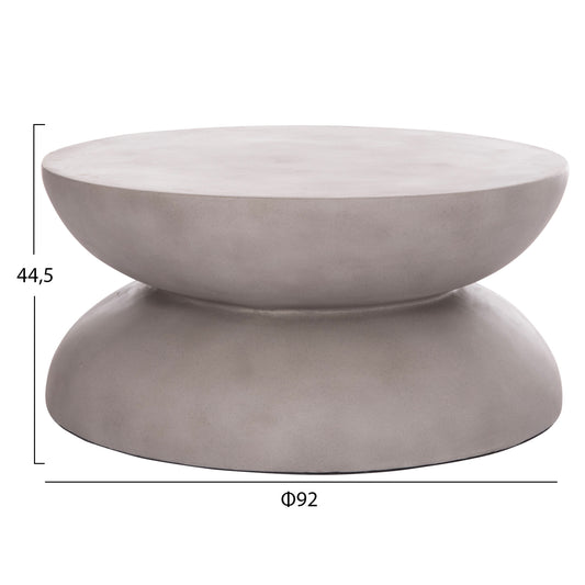 ΤΡΑΠΕΖΙ ΣΑΛΟΝΙΟΥ ANNA HM18158.03 FIBER CEMENT ΣΕ ΓΚΡΙ--Φ92x44.5Υεκ